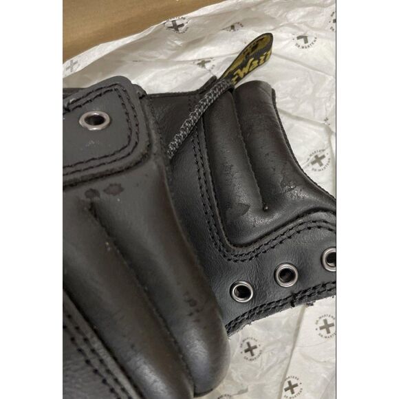 Dr Martens black leather Industrial steel toe boot size 7 - Picture 4 of 9
